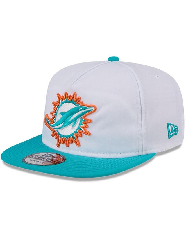 New Era Mens White Miami Dolphins 2024 Nfl Training Camp Golfer Snapback Hat - White Product Image