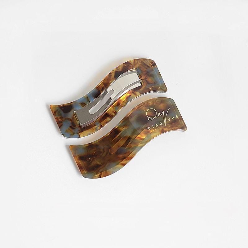 Set of 2: Wavy Acetate Hair Clip Product Image