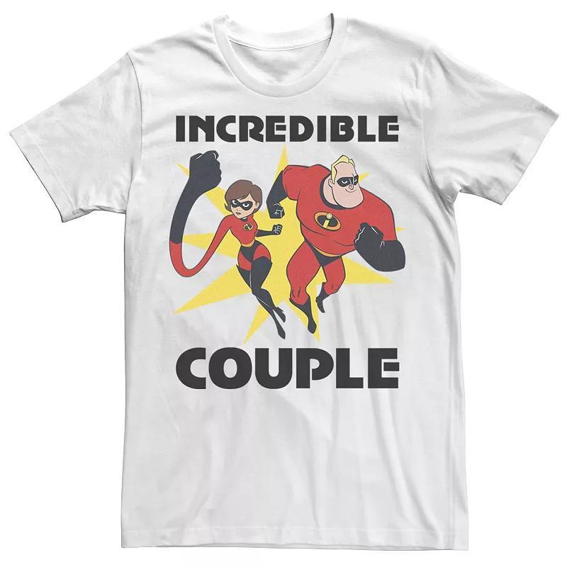 Disney / Pixars The Incredibles 2 Mens Incredible Couple Duo Portrait Tee Product Image