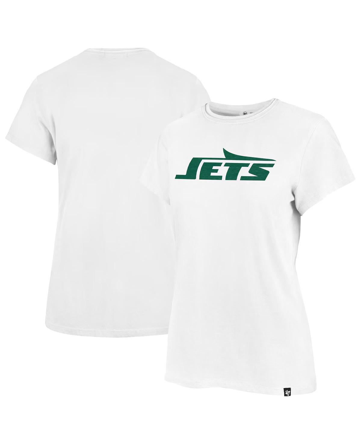 47 Womens White New York Jets Premier Frankie T-Shirt Product Image