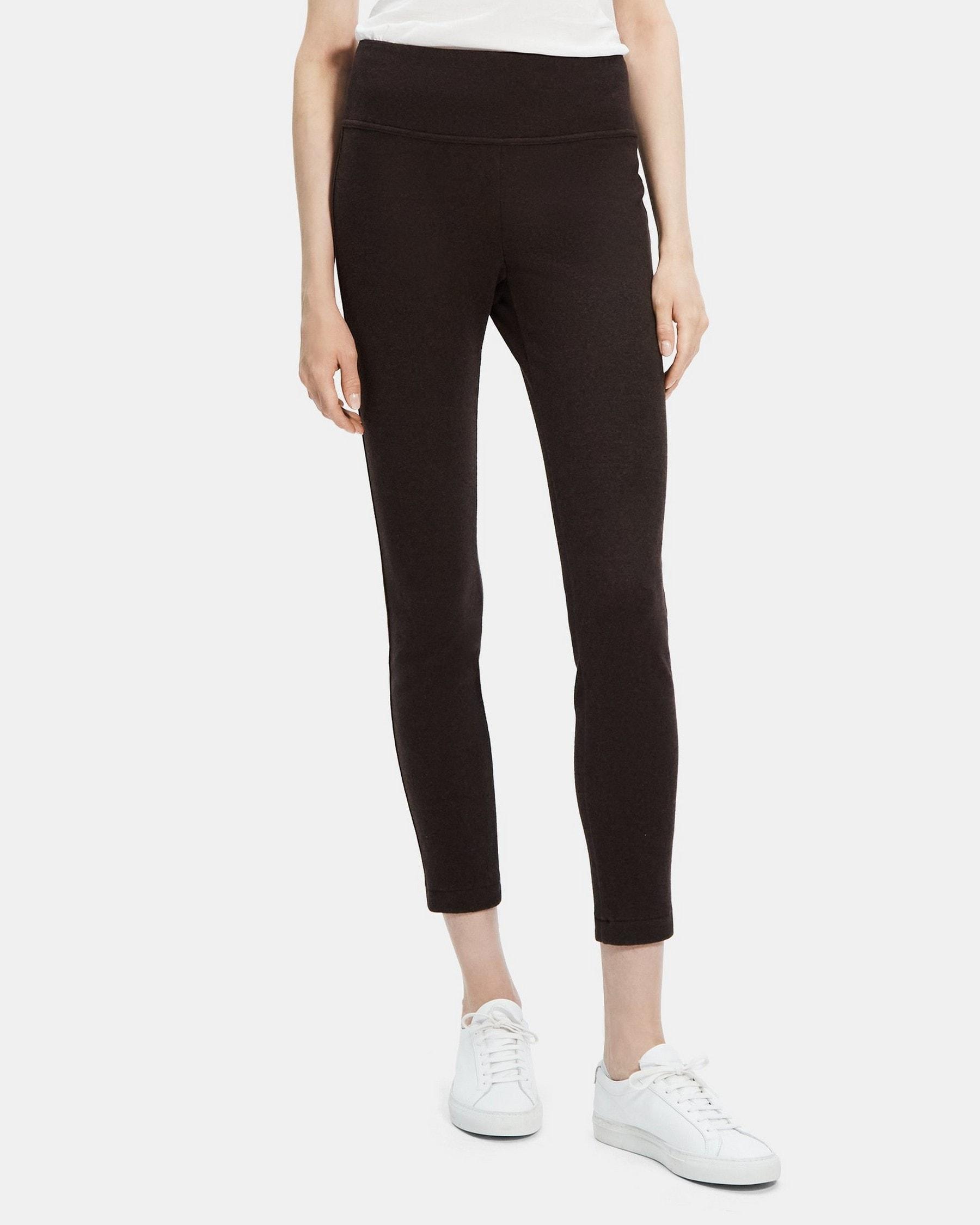 Yoke Legging in Marled Compact Knit Product Image