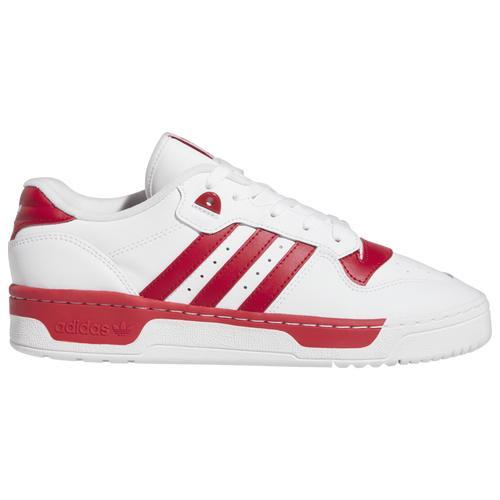 adidas Originals Mens adidas Originals Rivalry Low - Mens Shoes White/Red Product Image