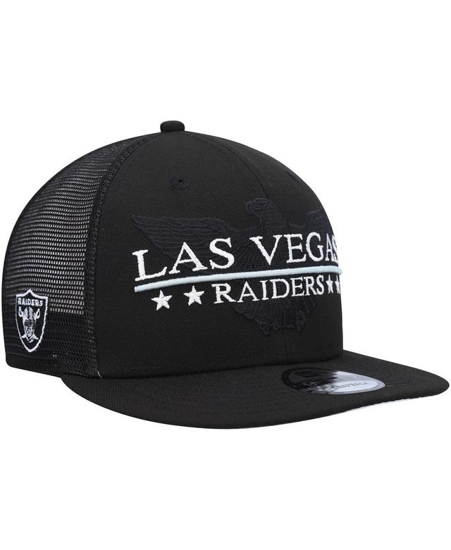 Mens New Era Black Las Vegas Raiders Totem 9FIFTY Snapback Hat Product Image