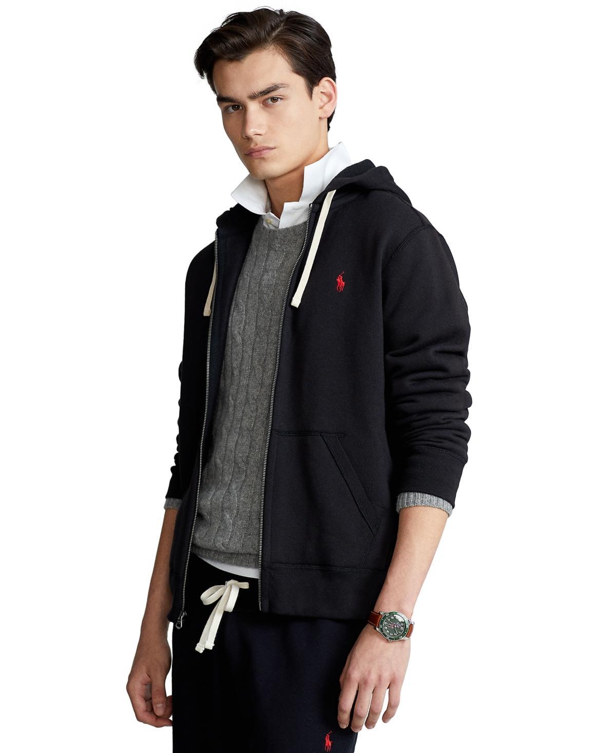 Polo Ralph Lauren Fleece Full-Zip Hoodie in Polo Black - Black. Size M (also in L, S, XL/1X). Product Image