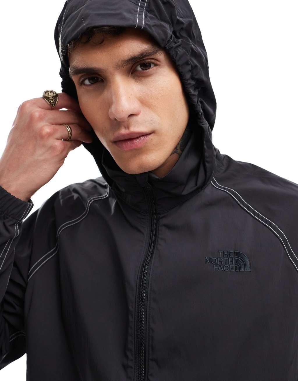 The North Face M66 nylon wind jacket in black  Product Image