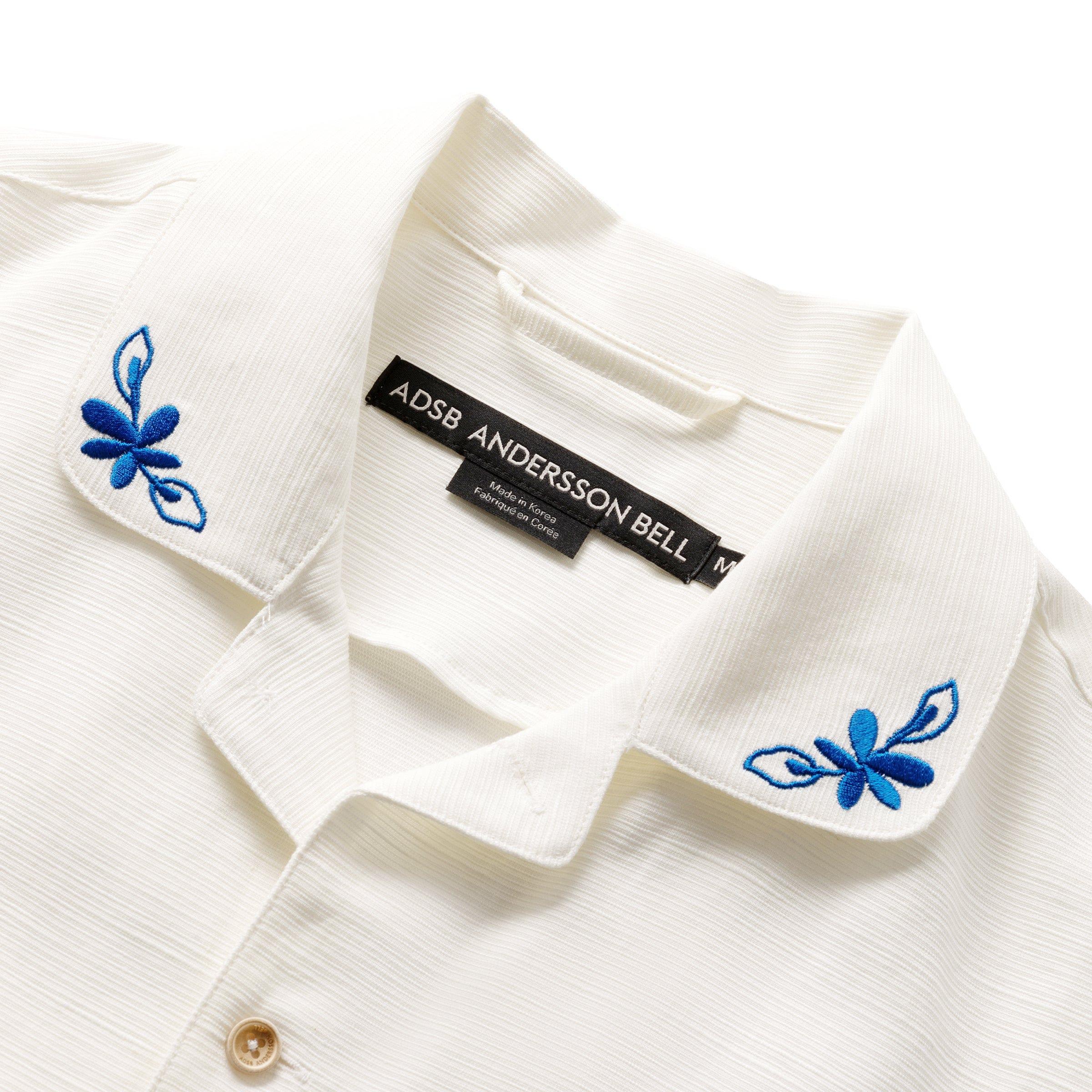 MAY EMBROIDERY OPEN COLLAR SHIRT Male Product Image