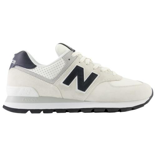 New Balance Mens New Balance 574 Rugged - Mens Running Shoes White/Black Product Image