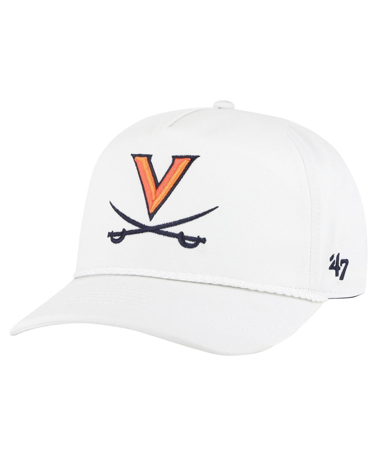 47 Brand Mens White Virginia Cavaliers Rope Hitch Adjustable Hat Product Image