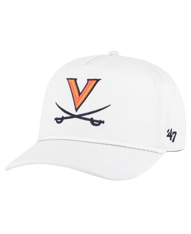 47 Brand Mens White Virginia Cavaliers Rope Hitch Adjustable Hat Product Image