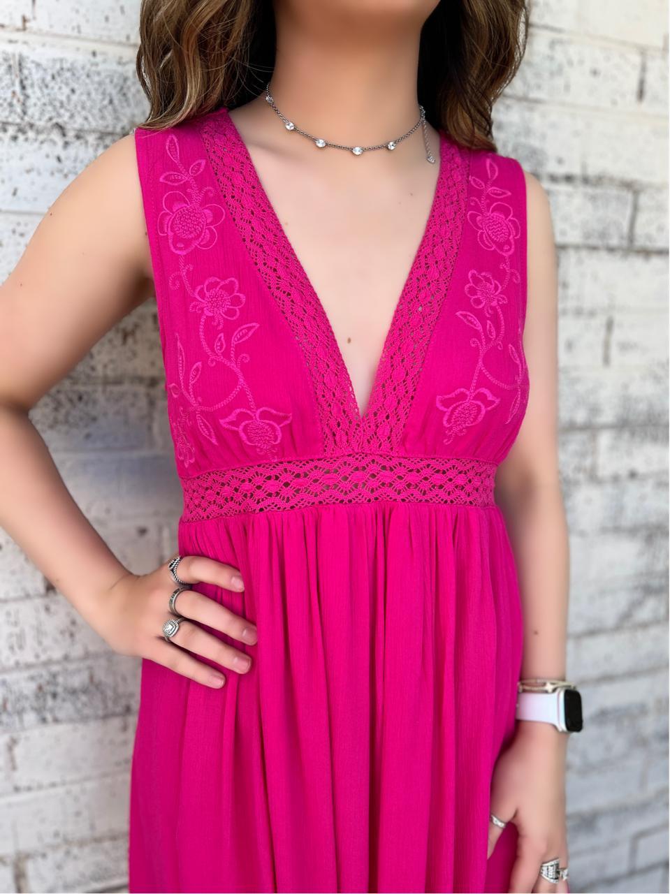 Elegantly Pink Dress Product Image