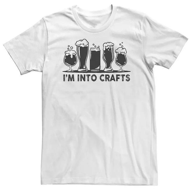 Big & Tall Im Into Crafts Beer Lineup Tee, Mens Product Image