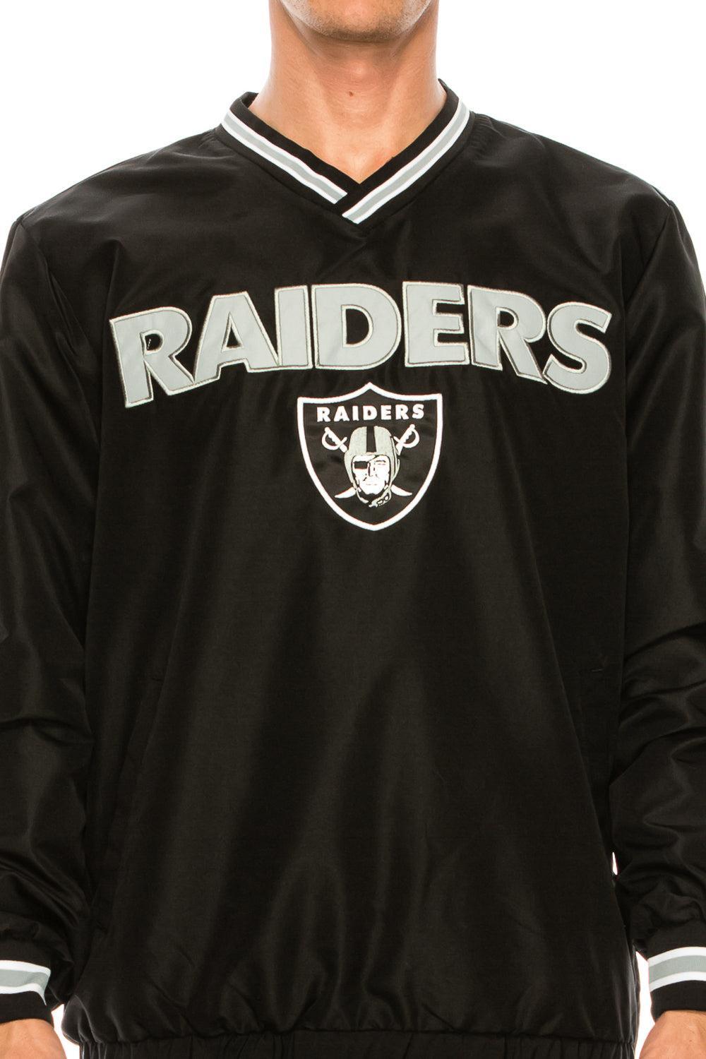 Las Vegas Raiders Windbreaker with Two Pockets Male Product Image