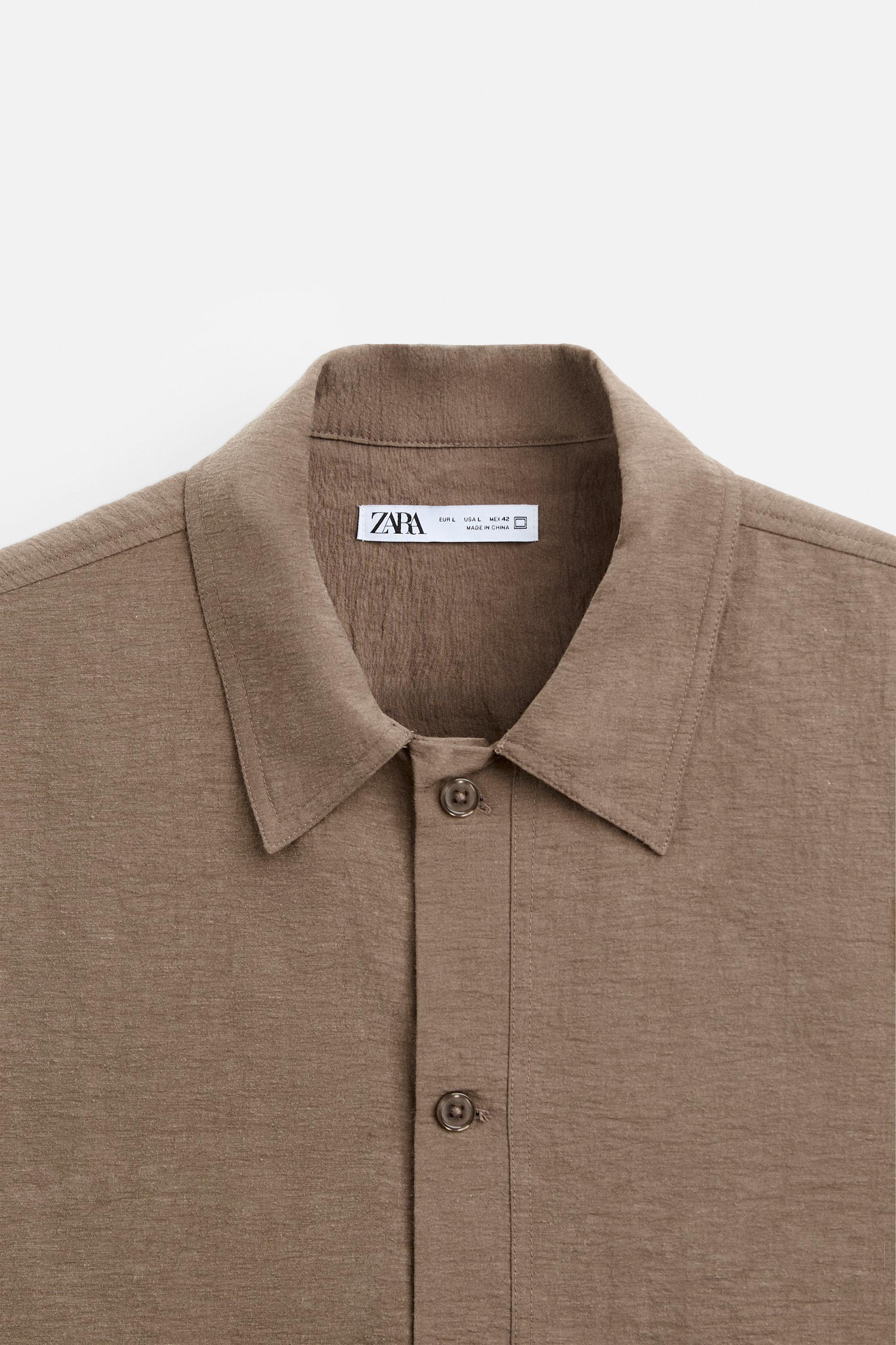 WRINKLED LOOK SHIRT Product Image