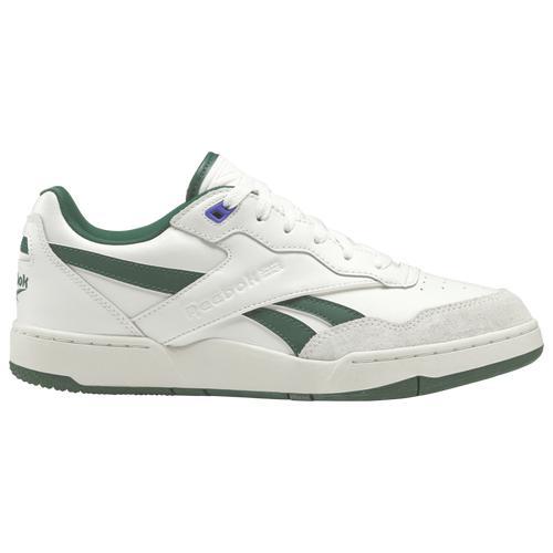 Reebok Mens Reebok BB 4000 II Vector 93 - Mens Running Shoes White/Green Product Image