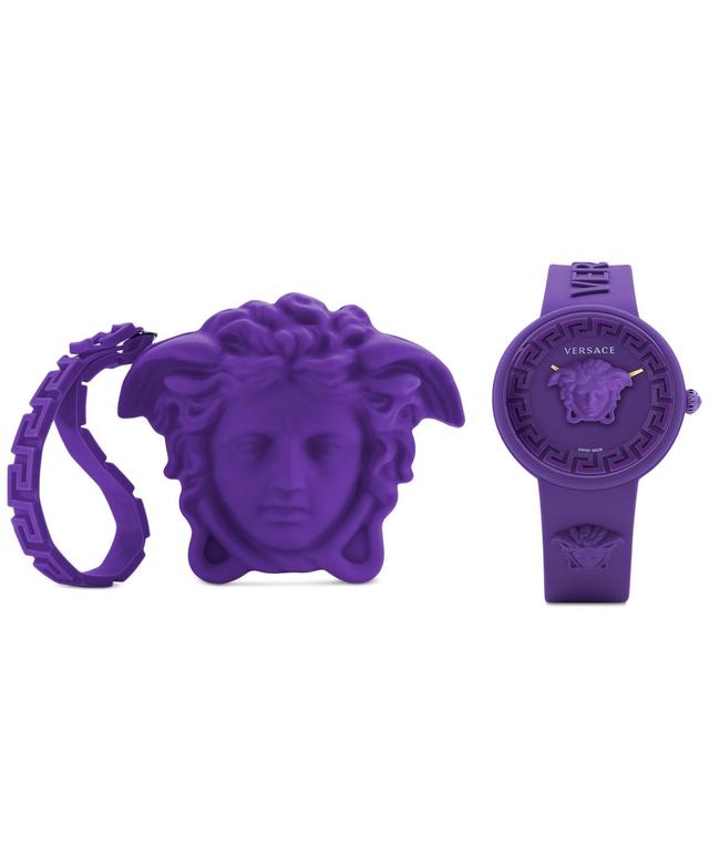 Versace Medusa Pop Silicone Watch, 39mm Product Image