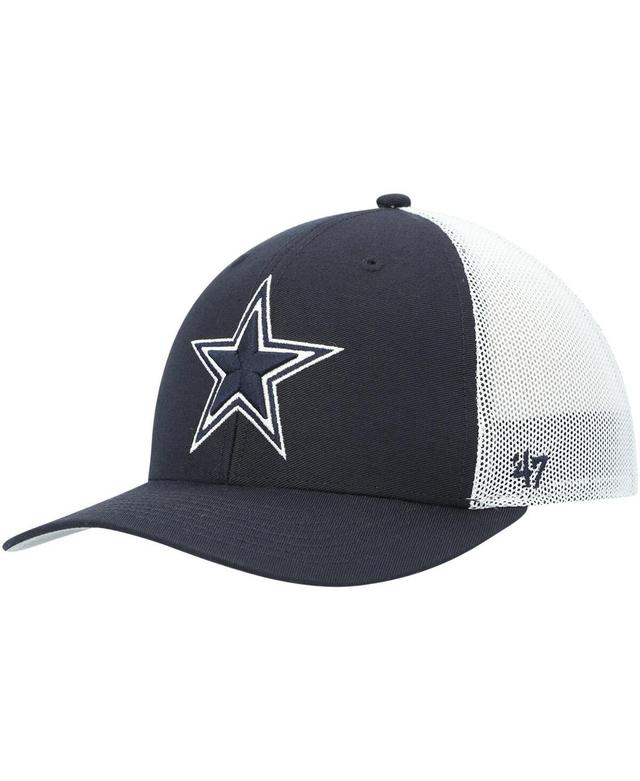 Mens 47 /White Dallas Cowboys Trophy Flex Hat, Blue Product Image