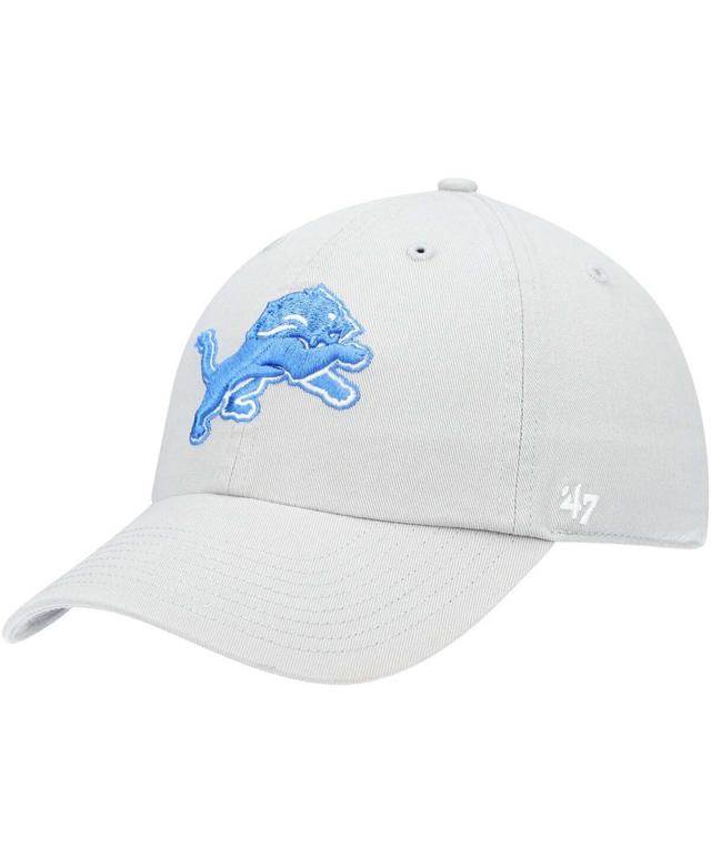 47 Brand Mens Detroit Lions Clean Up Adjustable Cap Product Image