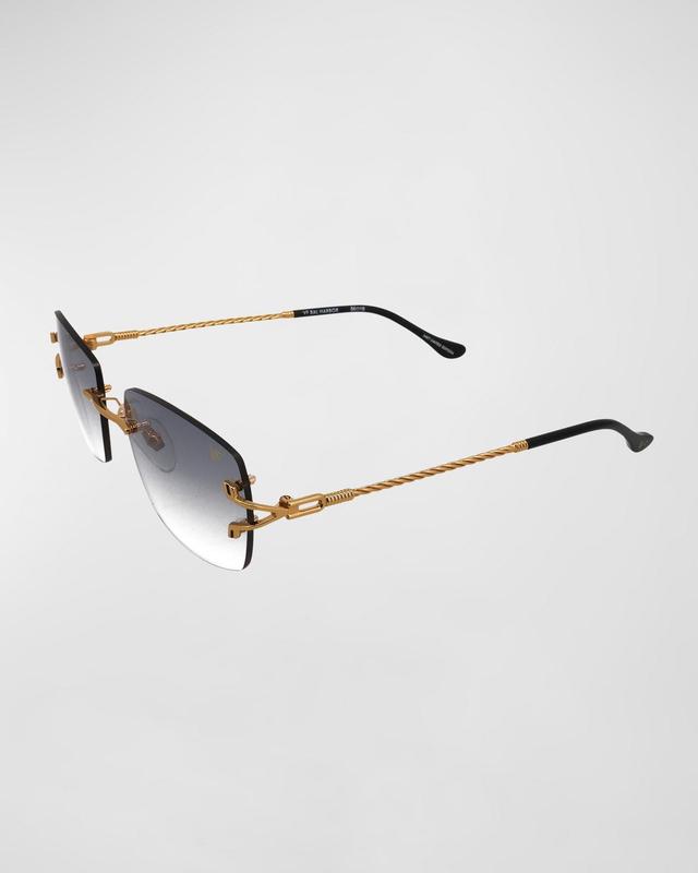 Men's VF Bal Harbour Rectangle Rimless Sunglasses Product Image