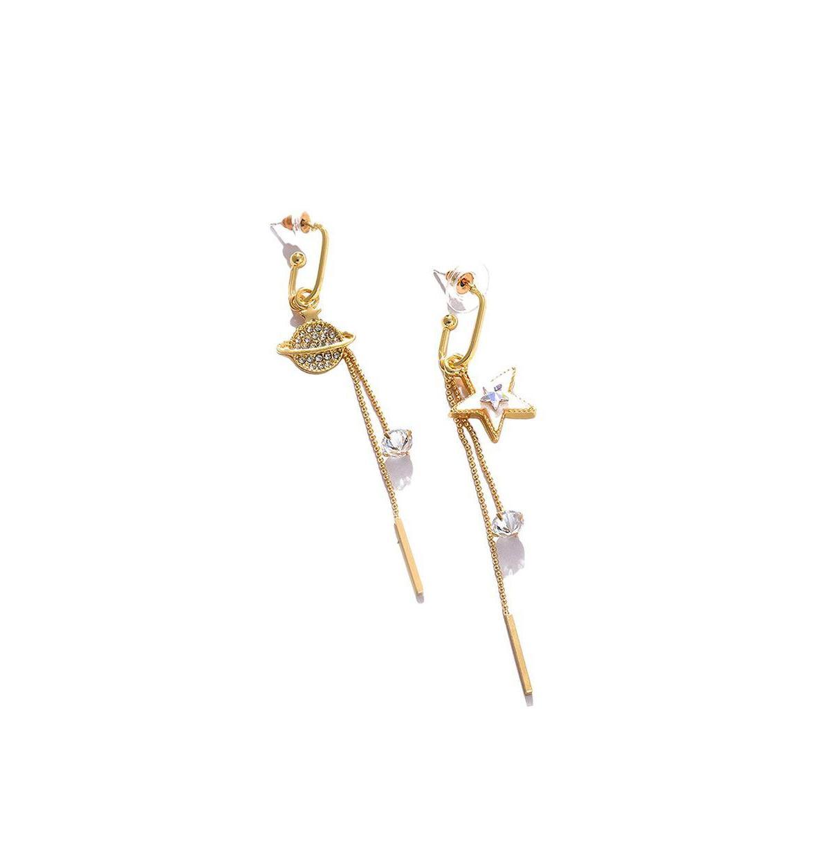 Sohi Womens Celestrial Drop Earrings Product Image