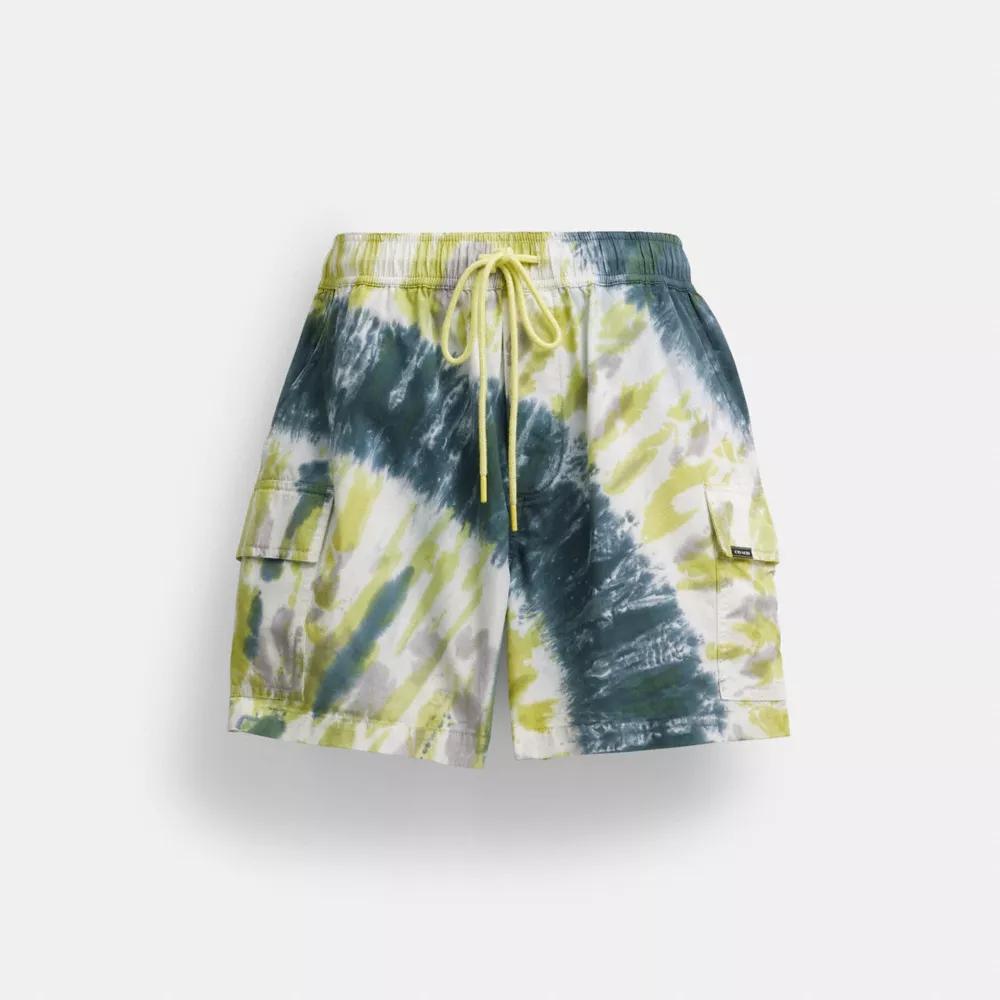 Tie Dye Shorts In Organic Cotton Product Image