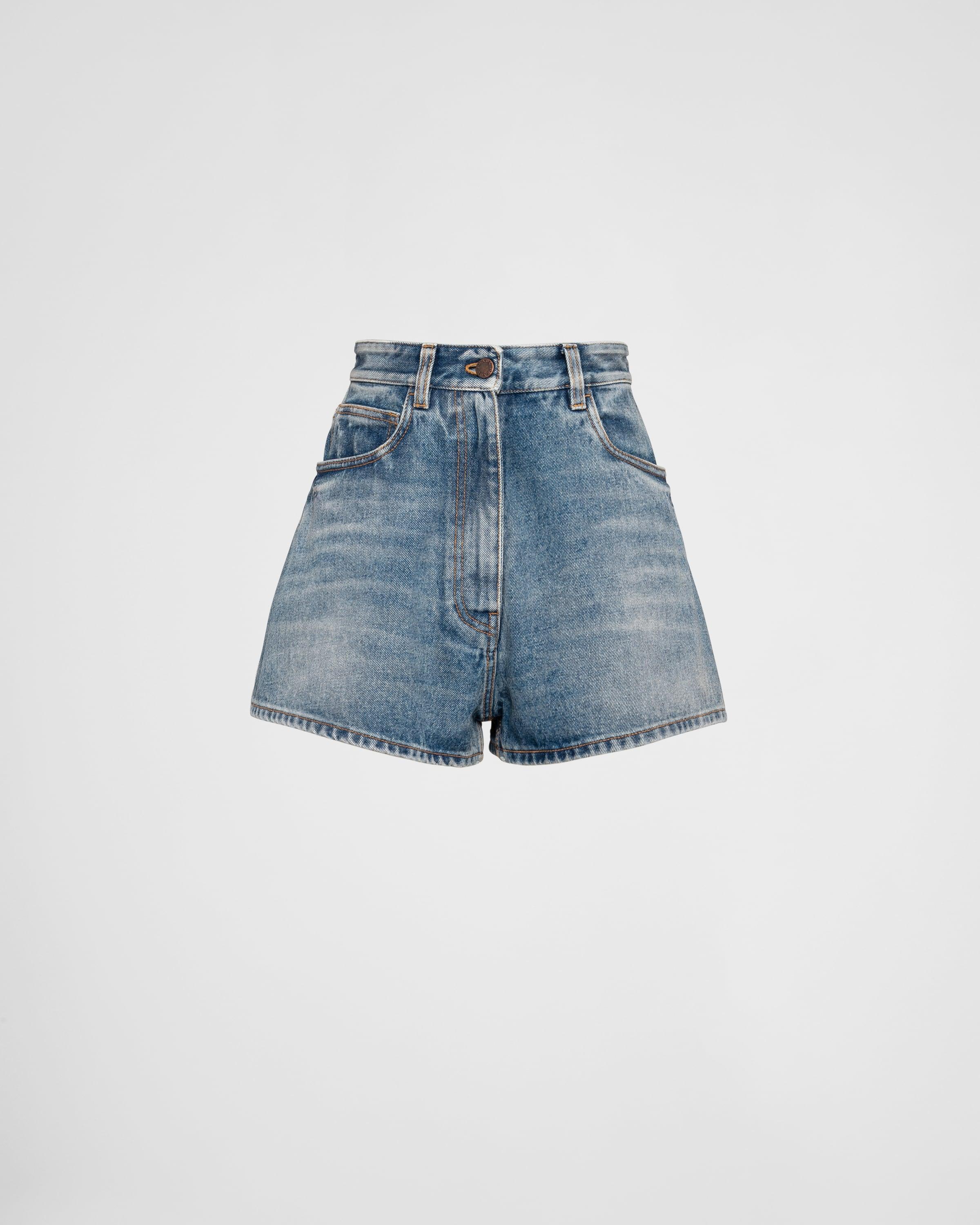 Denim shorts Product Image