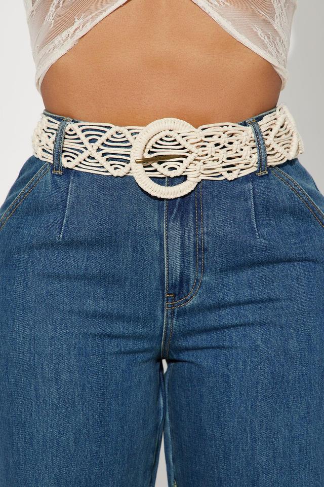 Playa Paraiso Belt - Ivory Product Image