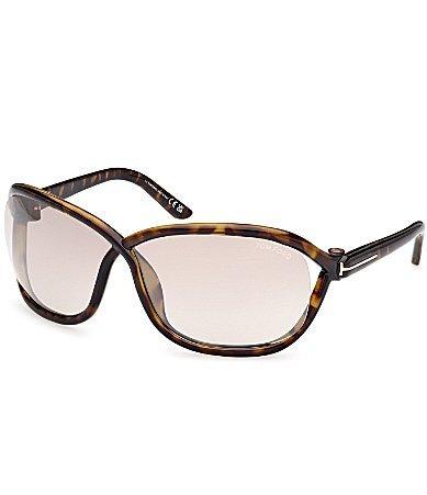 TOM FORD Womens Fernanda 68mm Tortoise Butterfly Sunglasses Product Image