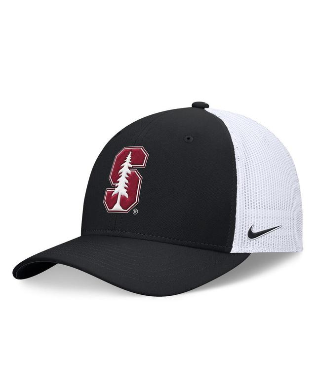 Nike Mens Black Stanford Cardinal On-Field Rise Futura Mesh Flex Hat Product Image