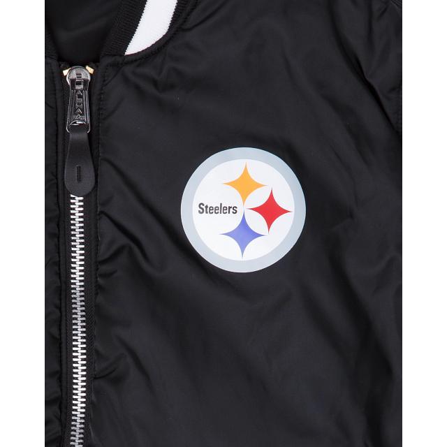 Alpha Industries X Pittsburgh Steelers MA-1 Bomber Jacket Male Product Image