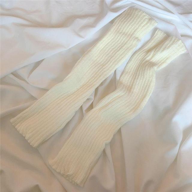 Ribbed Knit Leg Warmers Product Image