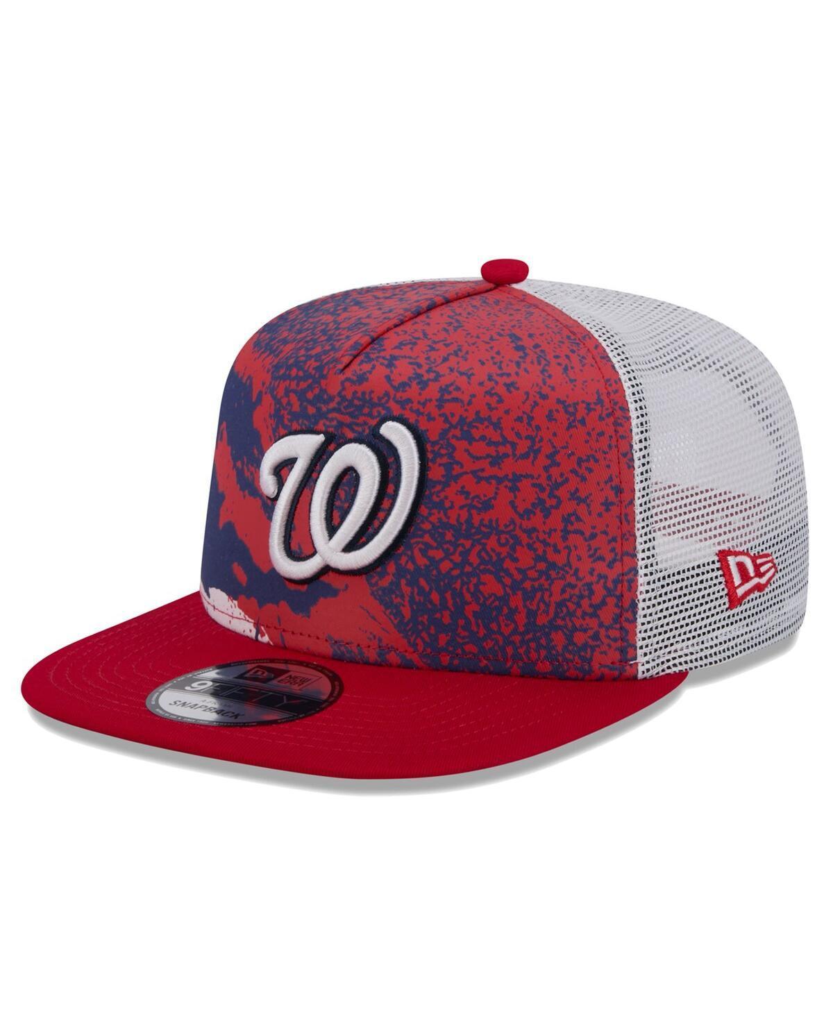 Mens New Era Washington Nationals Court Sport 9FIFTY Snapback Hat Product Image