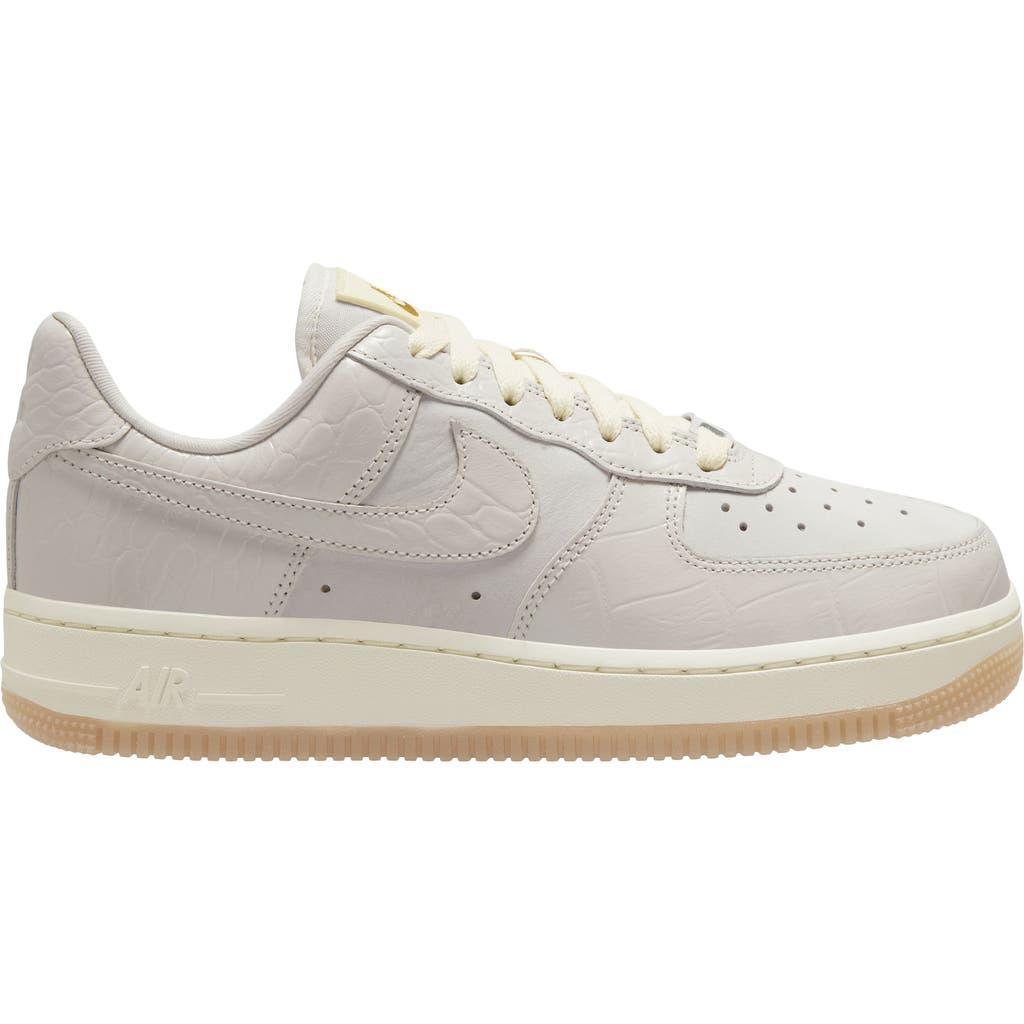 NIKE Air Force 1 "phantom Croc" Sneakers In Beige Product Image