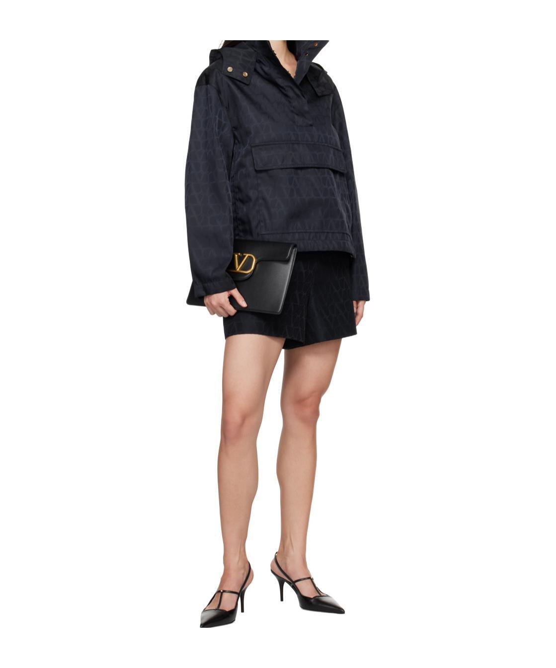 VALENTINO Navy Iconographe Jacket In C89 Navy/navy Product Image