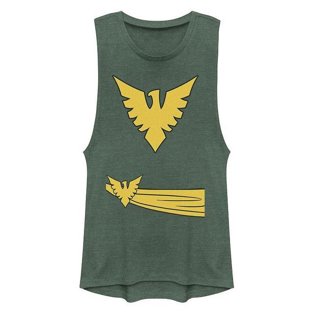 Juniors Marvel X-Men Phoenix Costume Tank Top, Girls Pine Grey Product Image