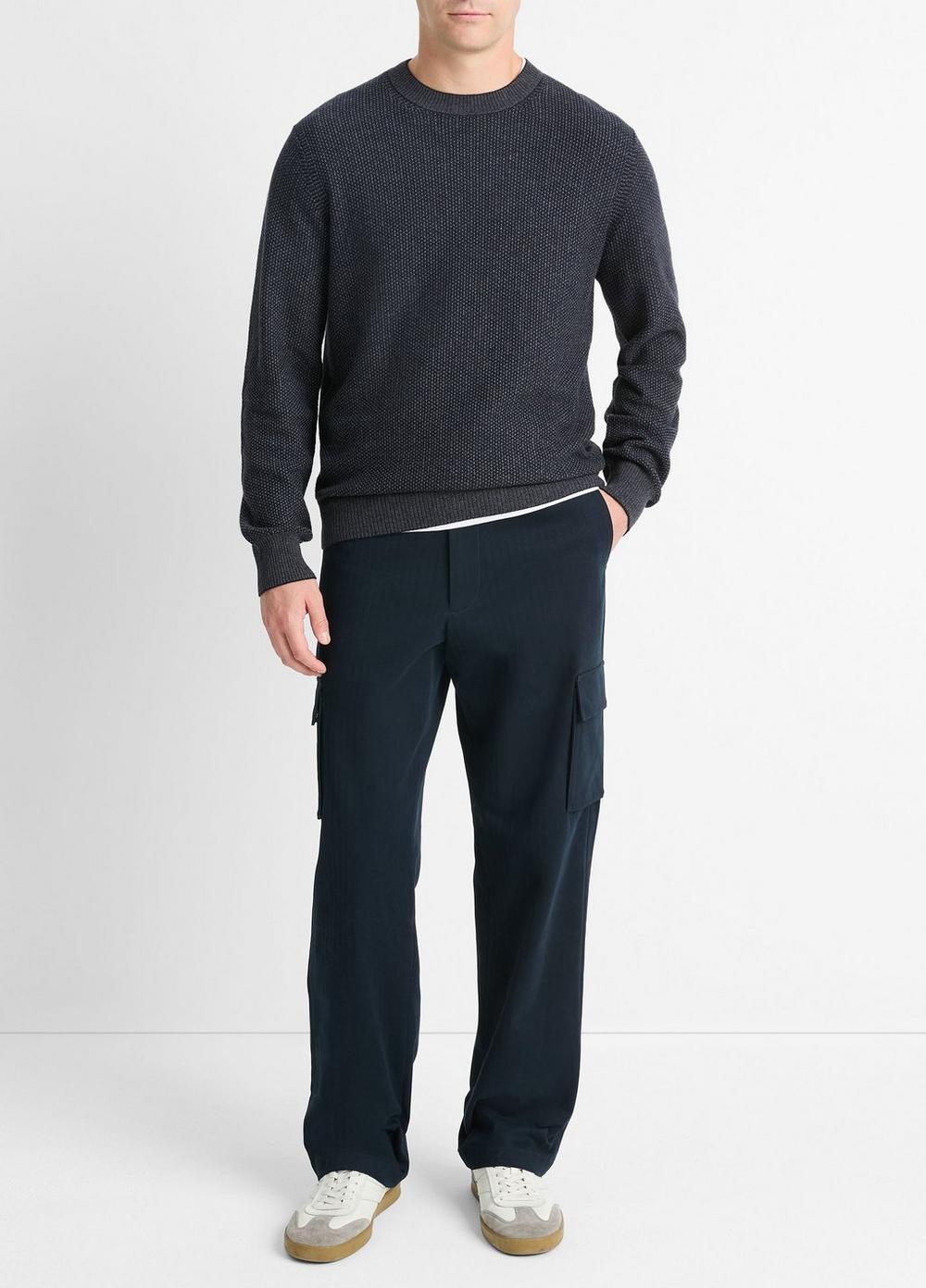 Geo Jacquard Wool-Blend Sweater Product Image