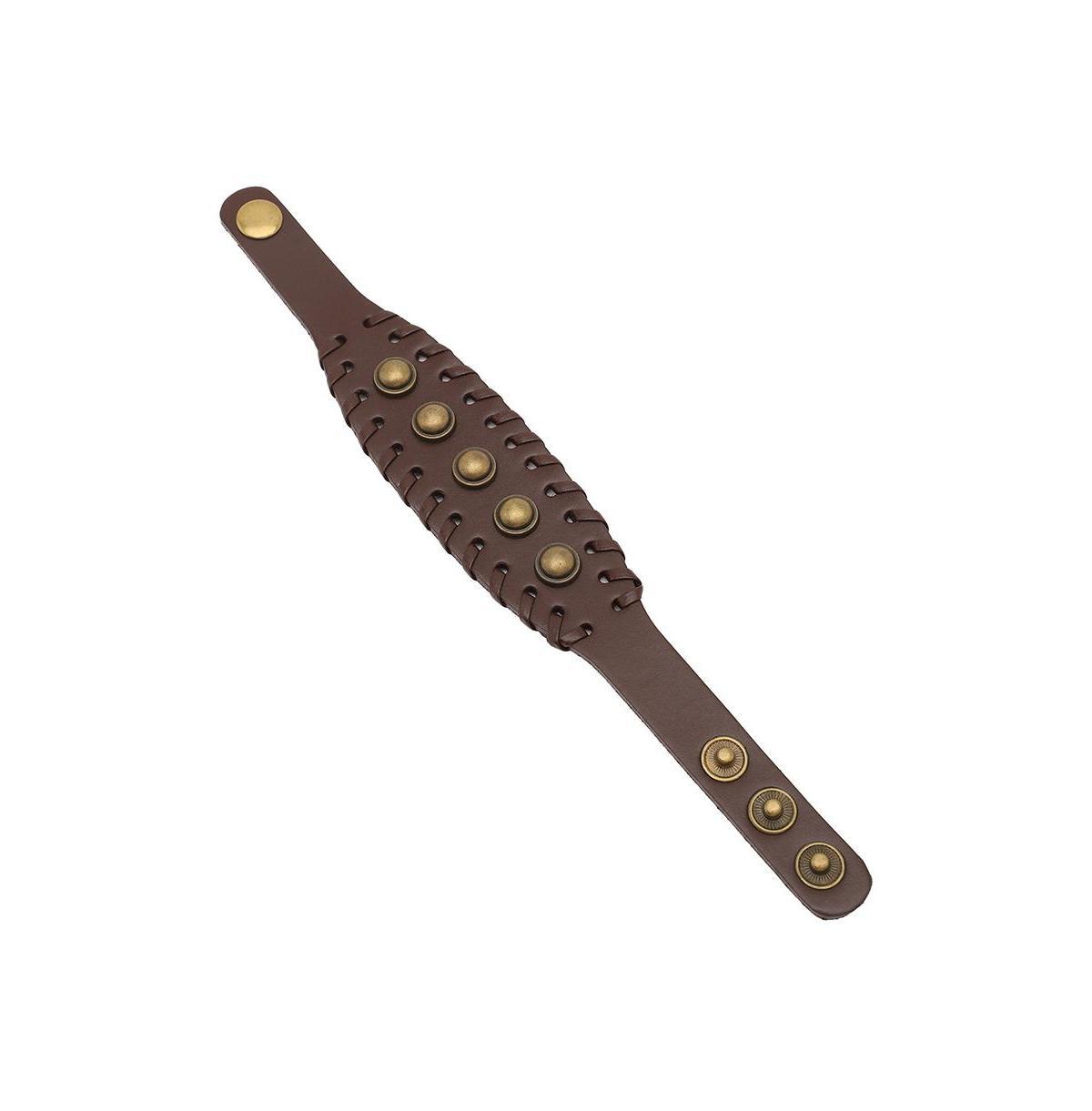 Sohi Womens Studded Leather Bracelet Product Image