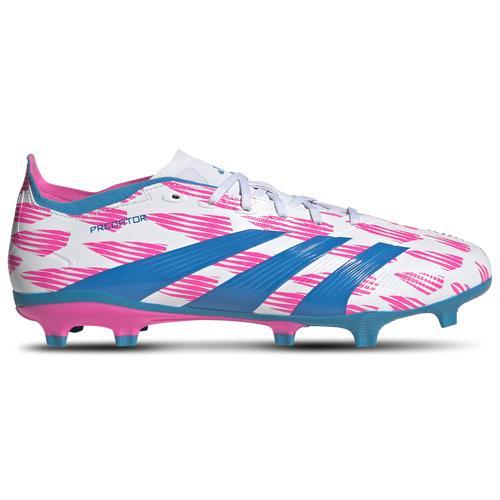 adidas Mens Predator League FG - Soccer Shoes White/Solar Pink/Solar Blue Product Image