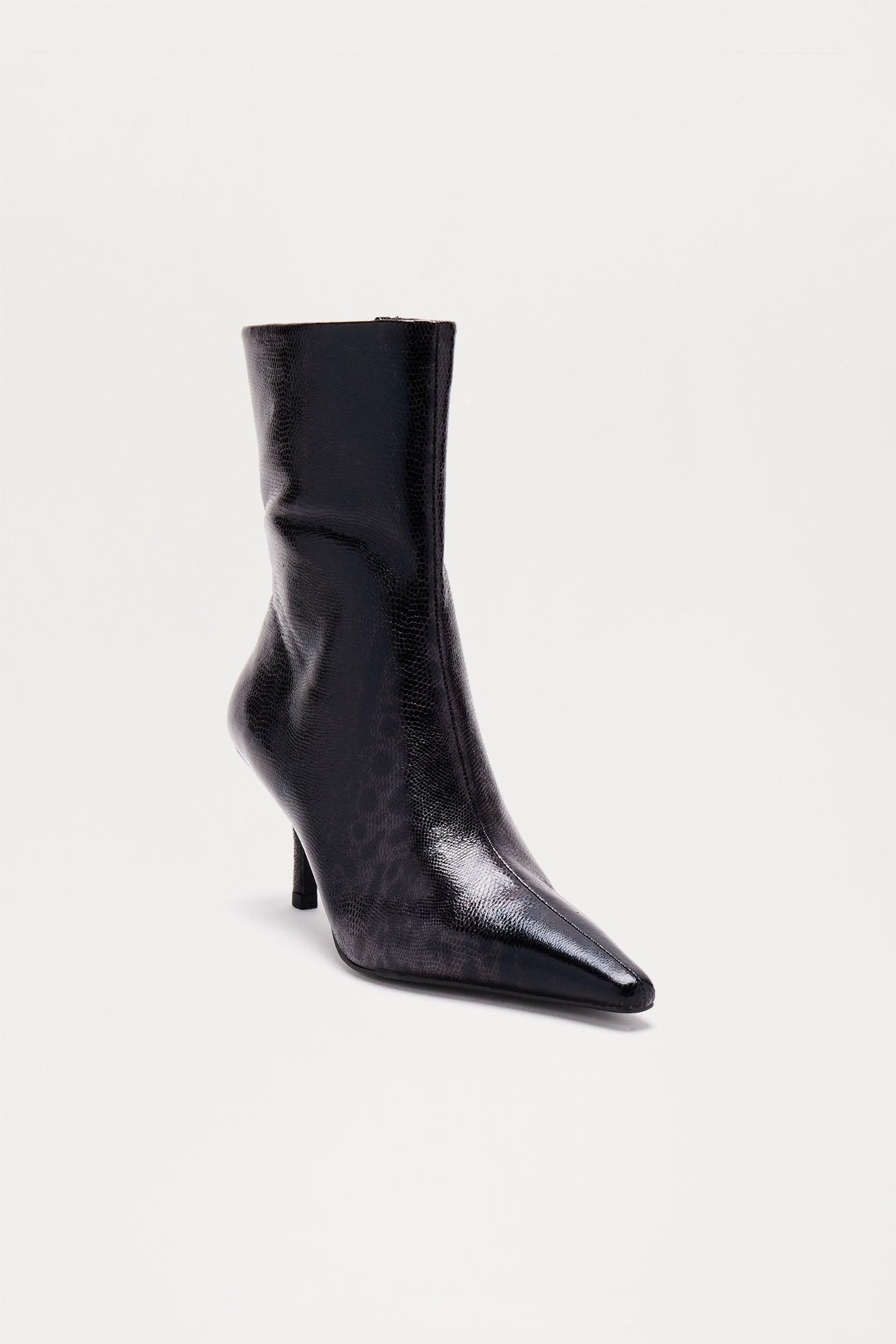 Meg Heeled Booties - Black/combo Product Image