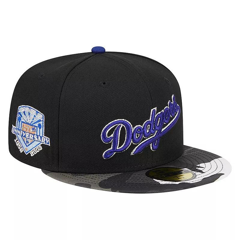 Mens New Era Los Angeles Dodgers Metallic Camo 59FIFTY Fitted Hat Product Image