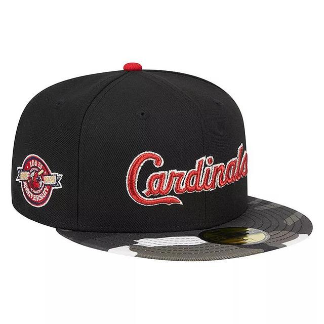 Mens New Era St. Louis Cardinals Metallic Camo 59FIFTY Fitted Hat Product Image