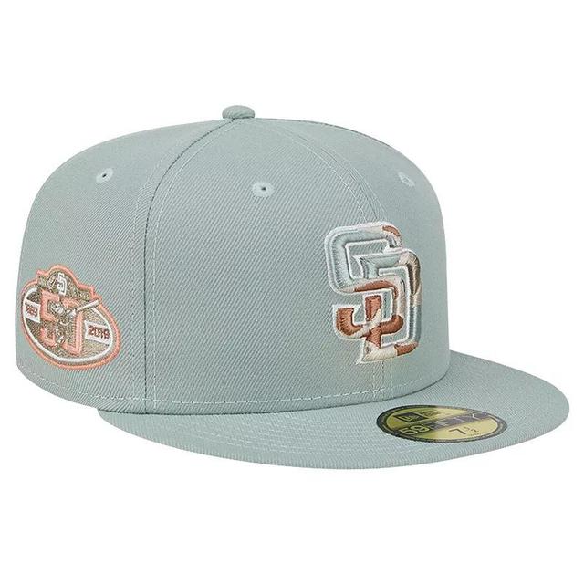 Mens New Era San Diego Padres Spring Forest 59FIFTY Fitted Hat Product Image