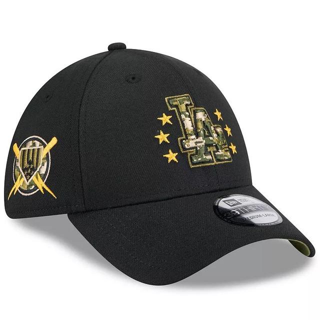 Mens New Era Los Angeles Dodgers 2024 Armed Forces Day 39THIRTY Flex Hat Product Image