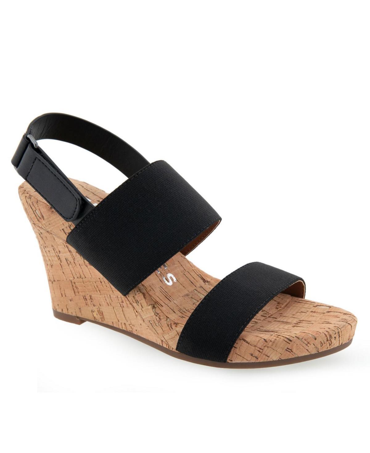 Aerosoles Phoenix Womens Wedge Sandals Product Image