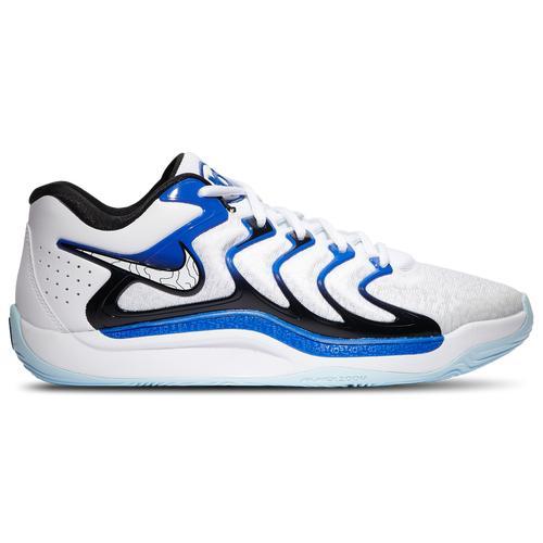 Nike Mens Kevin Durant Nike KD 17 - Mens Basketball Shoes Blue/Black/White Product Image