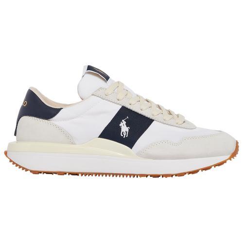 Polo Ralph Lauren Mens Train 89 Suede Sneaker - Shoes Hunter Navy/White Product Image