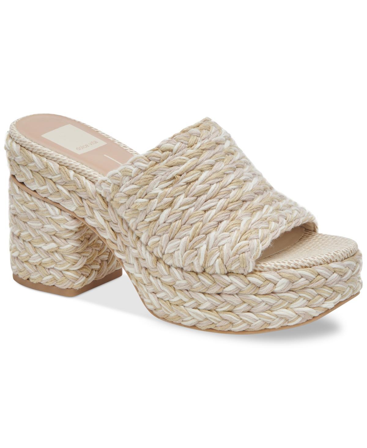 Dolce Vita Lady Platform Woven Sandals Product Image