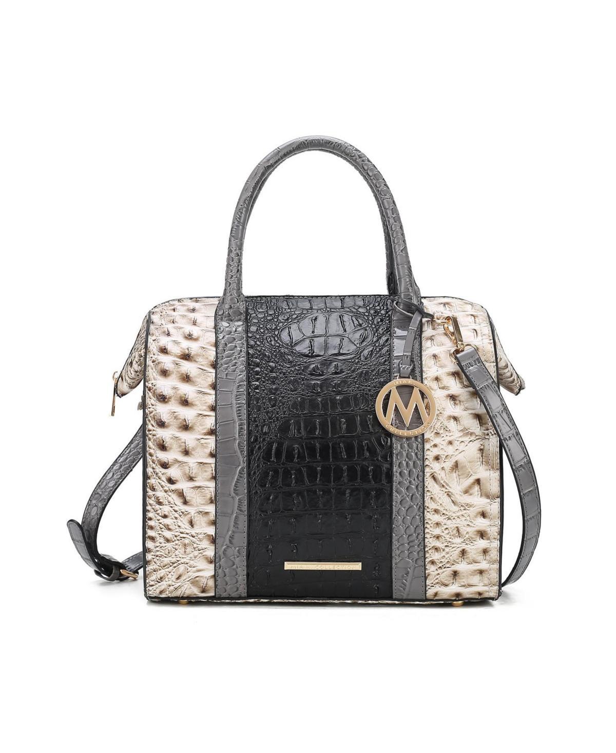 Mkf Collection Ember Faux Crocodile-Embossed Women s Satchel by Mia K Product Image