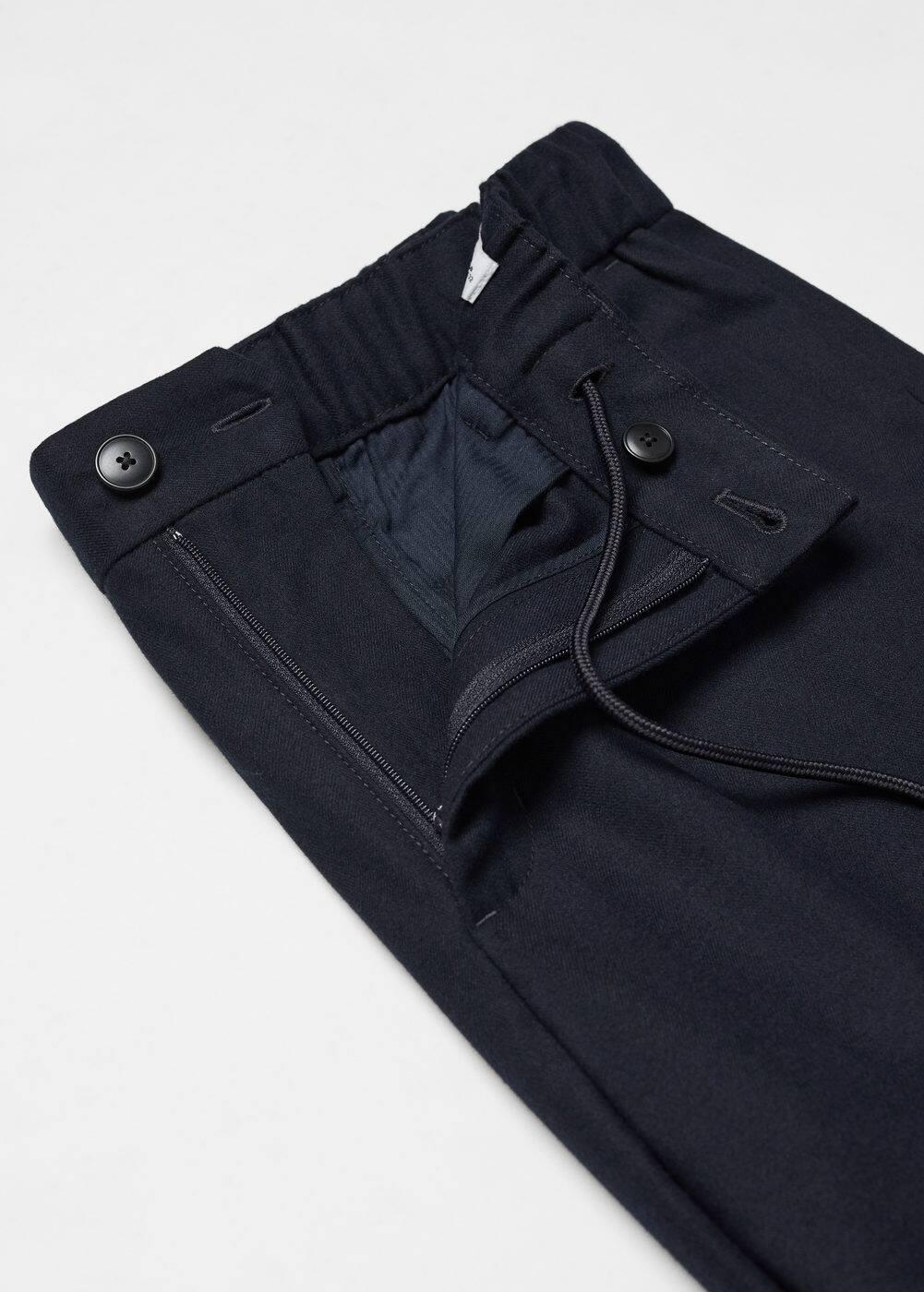 MANGO MAN - Slim-fit jogger pants with drawstring navyMen Product Image