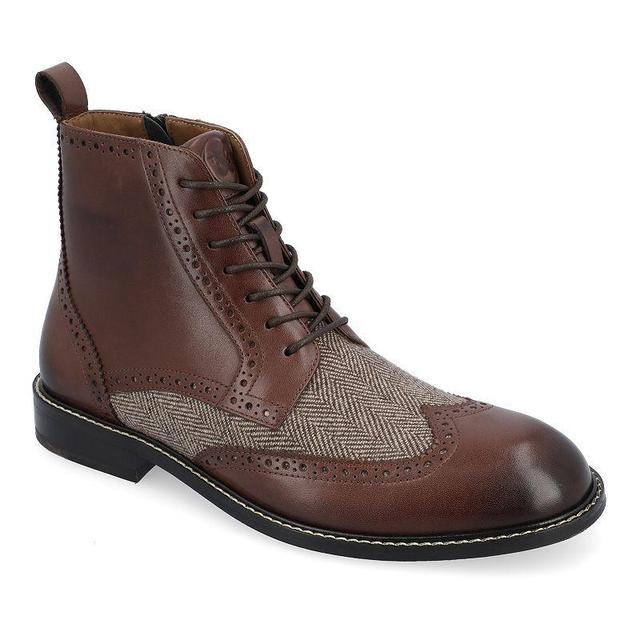 Thomas & Vine Jarett Mens Wingtip Ankle Boots Product Image