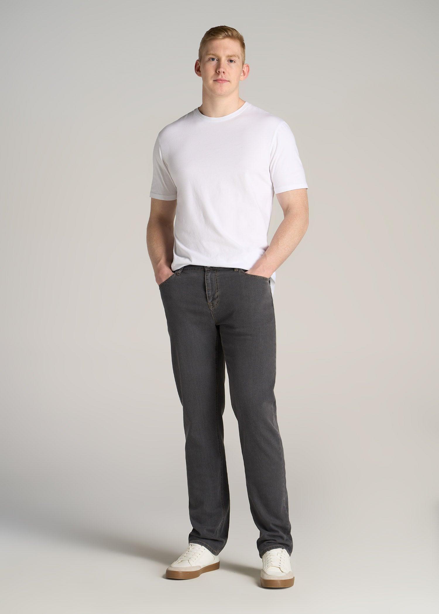 J1 STRAIGHT LEG Jeans for Tall Men in Grey Male Product Image